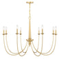 Stonecrest 8-Light Chandelier in French Gold