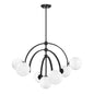 Marias 7-Light Chandelier in Matte Black