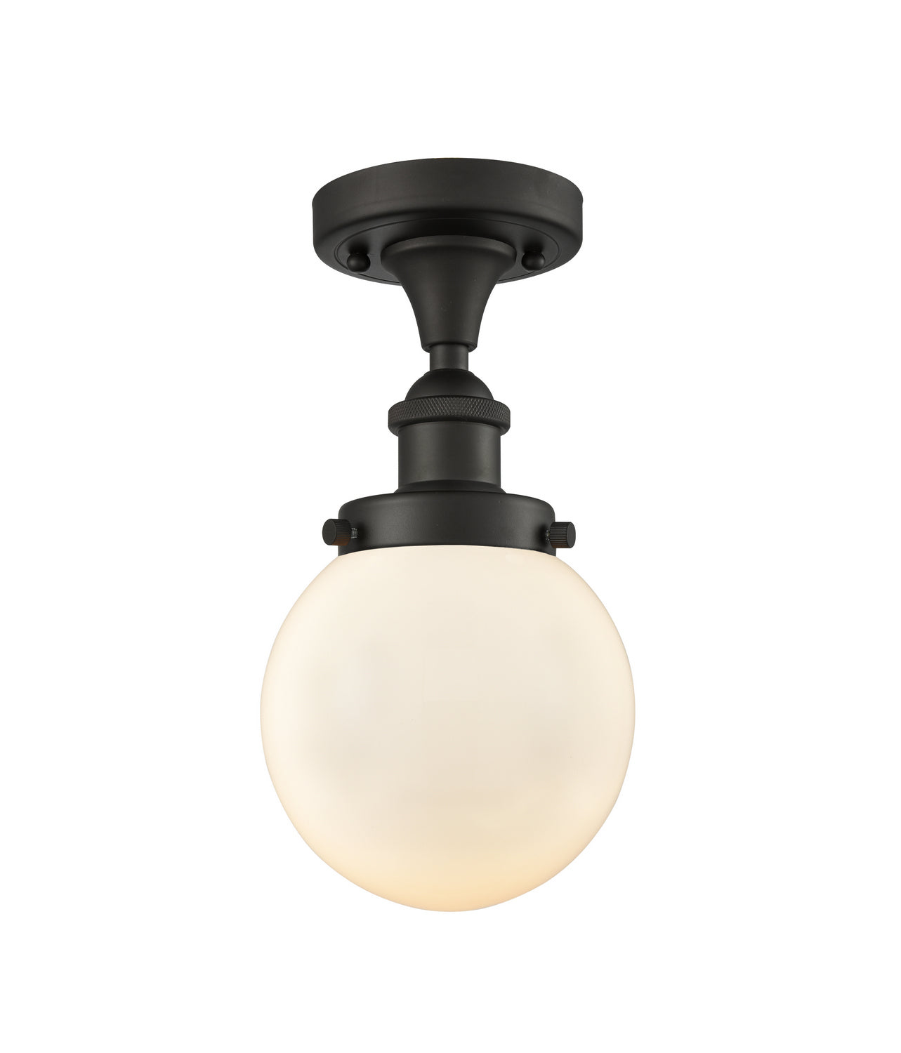 One Light Semi-Flush Mount