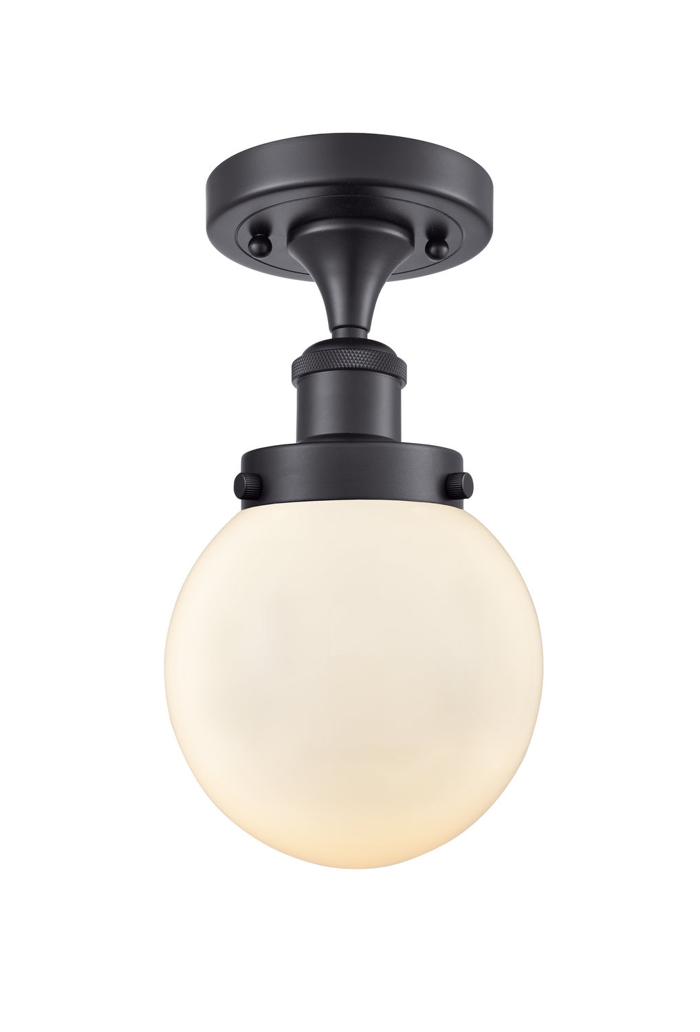 One Light Semi-Flush Mount