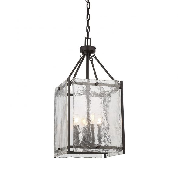 Glenwood 4-Light Pendant in English Bronze