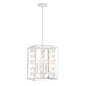 Birch 4-Light Pendant in Bisque White