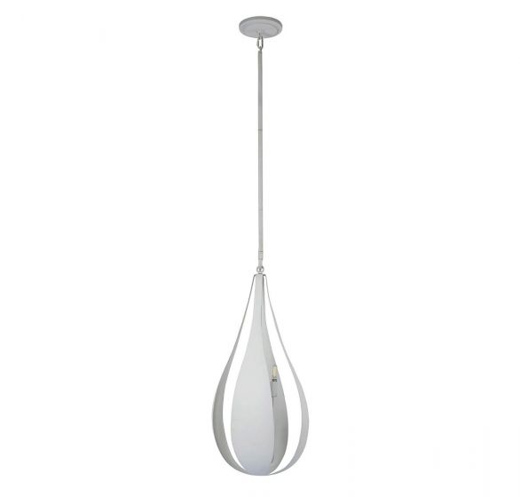 Bali 5-Light Pendant in White Cashmere