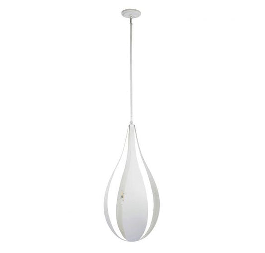 Bali 6-Light Pendant in White Cashmere