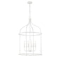 Brookstone 6-Light Pendant in Bisque White