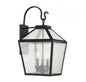 Woodstock 3-Light Outdoor Wall Lantern in Black