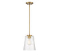 Calhoun 1-Light Pendant in Warm Brass