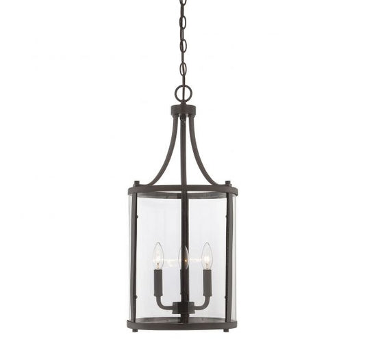 Penrose 3-Light Pendant in English Bronze