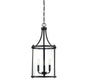 Penrose 3-Light Pendant in Black