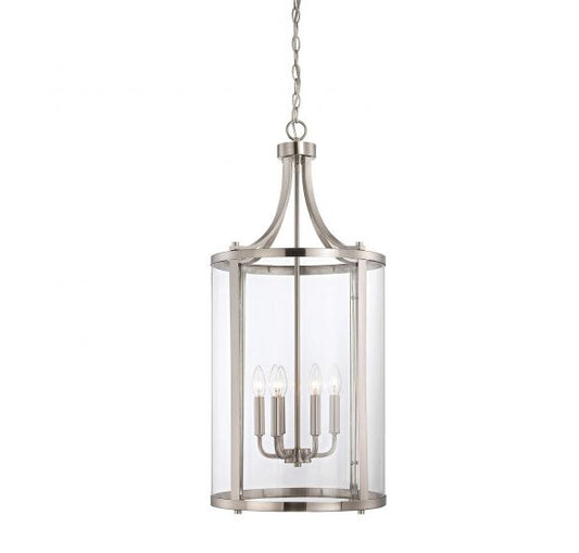 Penrose 6-Light Pendant in Satin Nickel