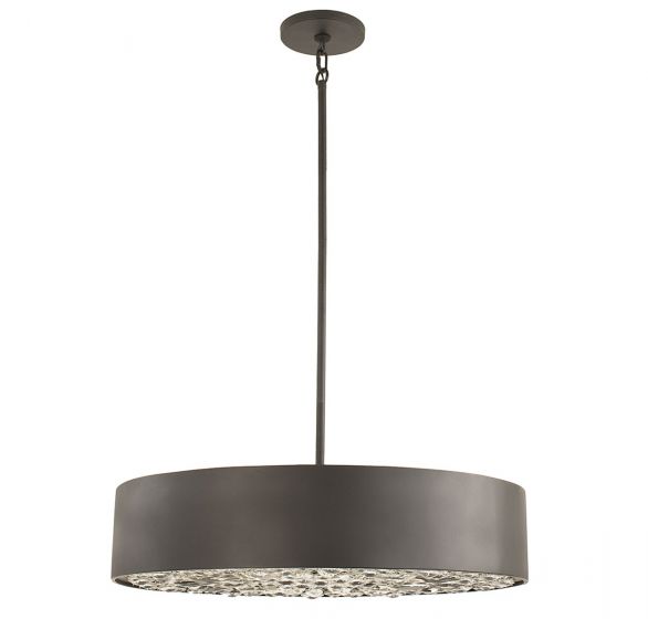 Azores 6-Light Pendant in Black Cashmere