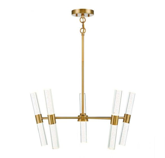 Arlon 10-Light LED Pendant in Warm Brass