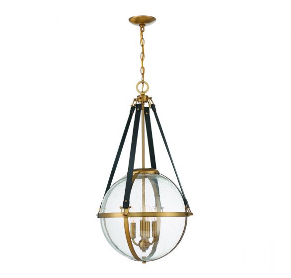 Bozeman 4-Light Pendant in Warm Brass