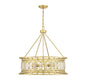 Daintree 8-Light Pendant in True Gold