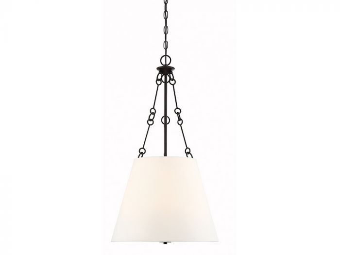 Austin 4-Light Pendant in English Bronze