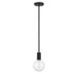 Wright 1-Light Mini-Pendant in Matte Black