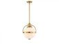 Westbourne 1-Light Pendant in Warm Brass