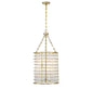 Byron 6-Light Pendant in Warm Brass