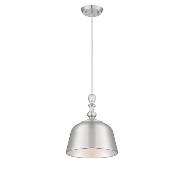 Berg 1-Light Pendant in Satin Nickel