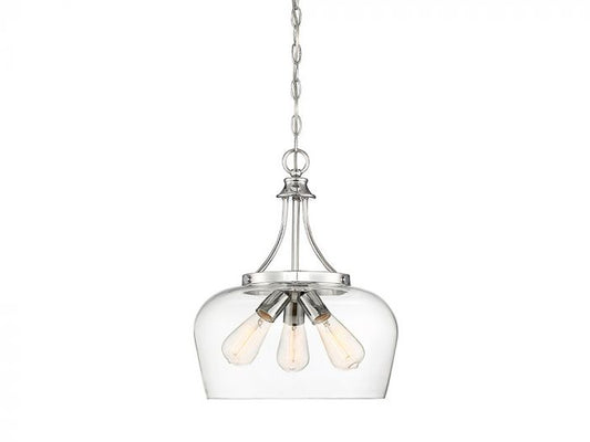 Octave 3-Light Pendant in Polished Chrome