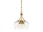 Octave 3-Light Pendant in Warm Brass