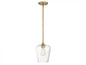 Octave 1-Light Pendant in Warm Brass