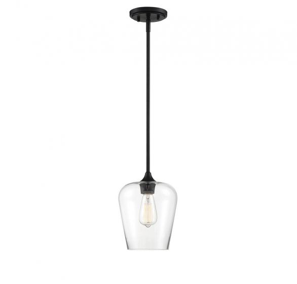 Octave 1-Light Pendant in Black