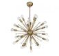 Galea 24-Light Chandelier in Warm Brass