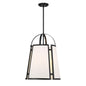 Chartwell 4-Light Pendant in Matte Black