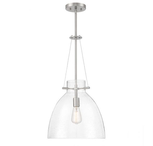 Foster 1-Light Pendant in Satin Nickel