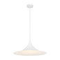 Bowdin 1-Light Pendant in Bisque White