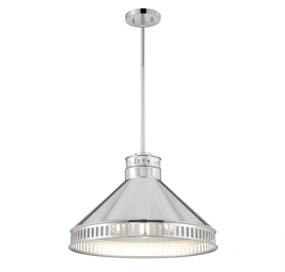 Seagram 3-Light Pendant in Polished Nickel