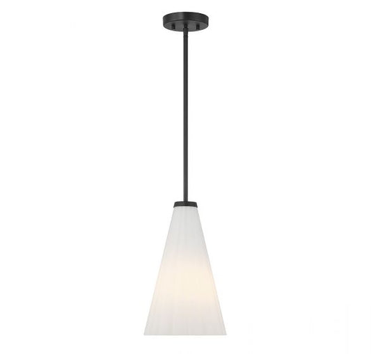 Bristol 1-Light Pendant in Matte Black