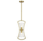 Bennington 2-Light Pendant in Warm Brass