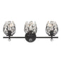 Moreno 3-Light Bathroom Vanity Light in Matte Black