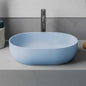 Ruvati 19-inch Pacific Blue epiStone Solid Surface Modern Bathroom Vessel Sink - RVB2119LE