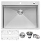 Ruvati 27 x 20 inch Drop-in 16 Gauge Stainless Steel Rounded Corners Topmount Kitchen Sink Single Bowl - RVH8017