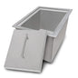 Ruvati Insulated Ice Chest Sink 15 x 20 inch Outdoor BBQ Marine Grade T-316 Topmount Stainless Steel - RVQ6215