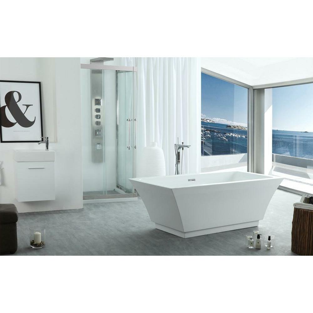 Legion White Acrylic Soaking Tub WE6817-J