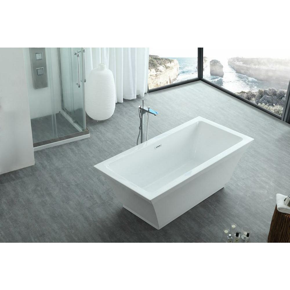 Legion White Acrylic Soaking Tub WE6817-J