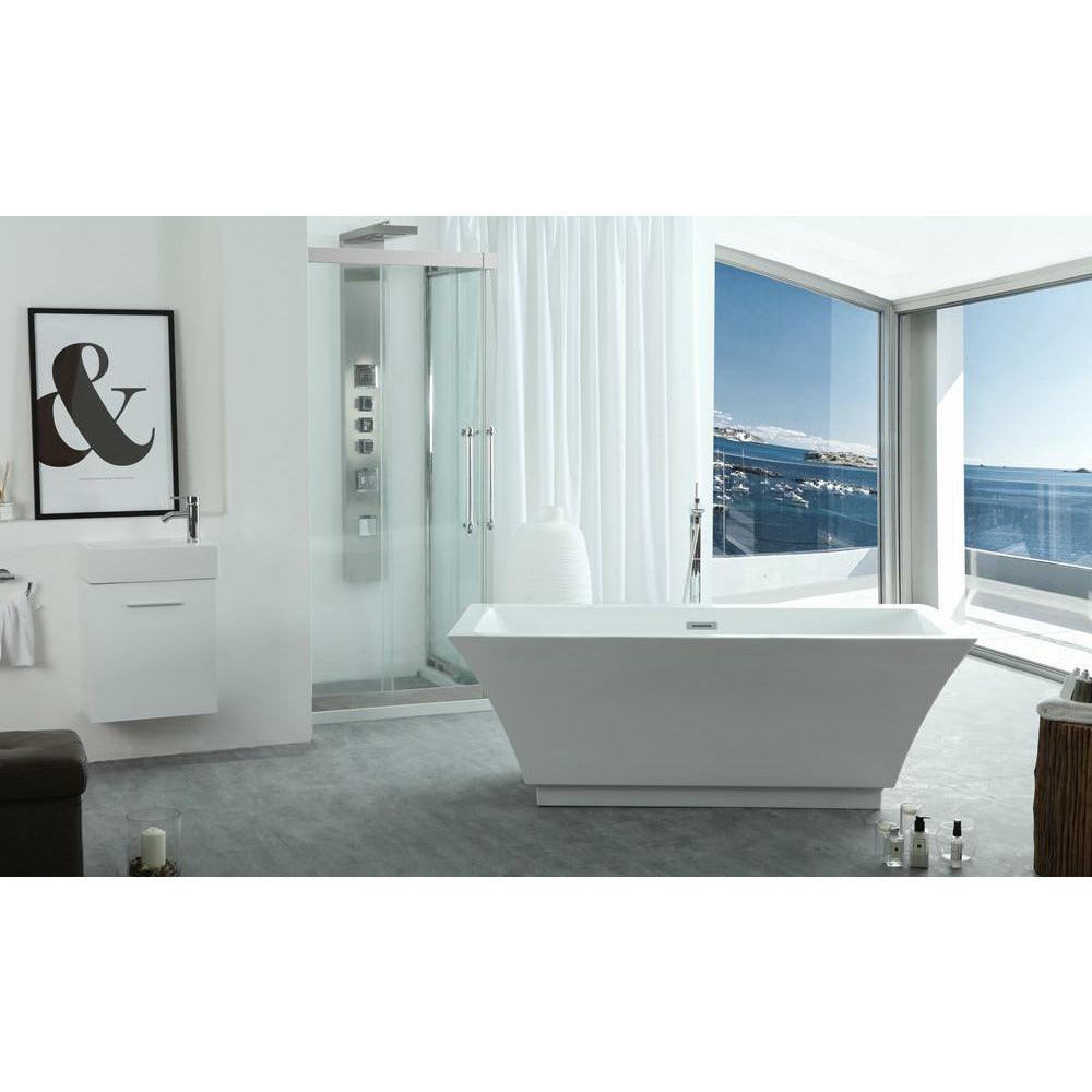 Legion White Acrylic Soaking Tub WE6817-J