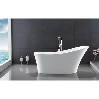 Legion White Acrylic Soaking Tub WE6843-J