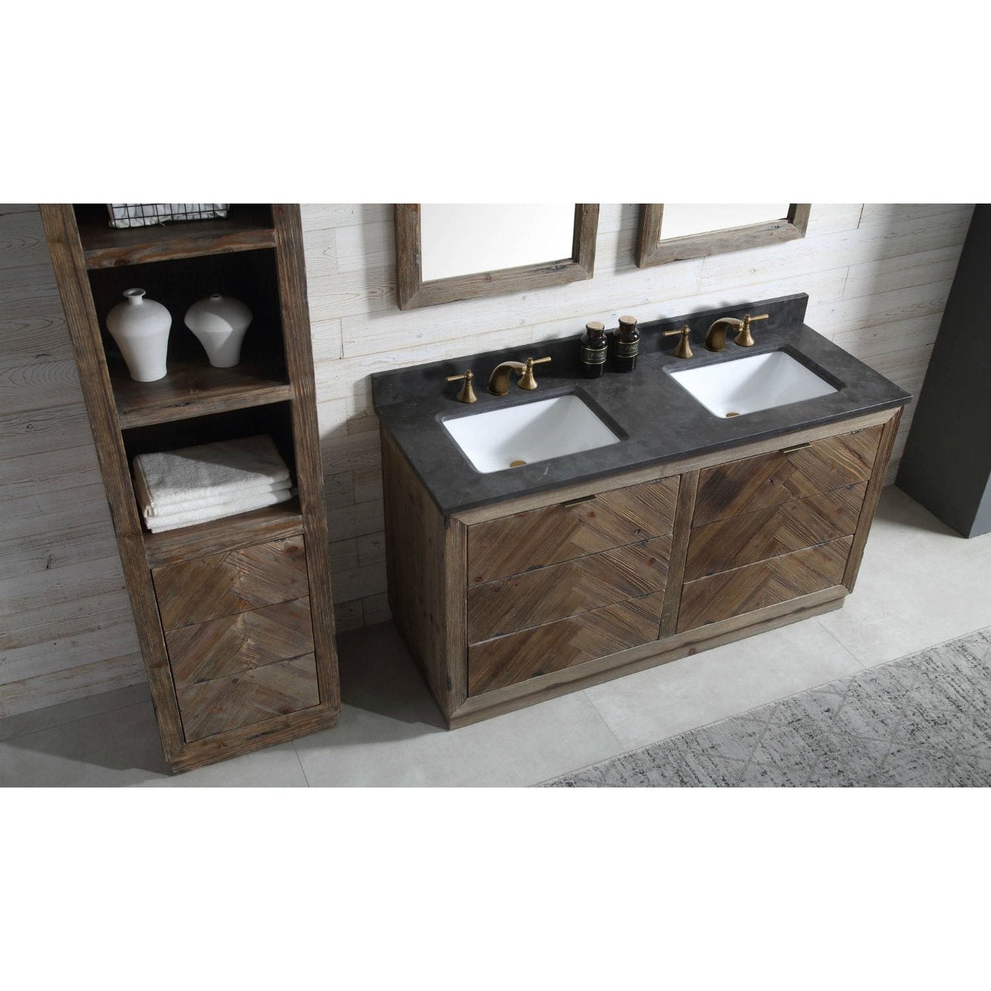 Legion Furniture 60" Wood Sink Vanity Match With Marble Wh 5160"" Top -No Faucet WH8560