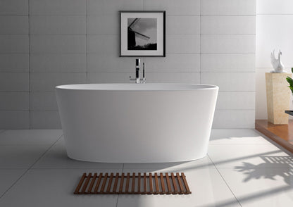 Legion Furniture WJ8602-W 62.2" Solid Surface Bathtub