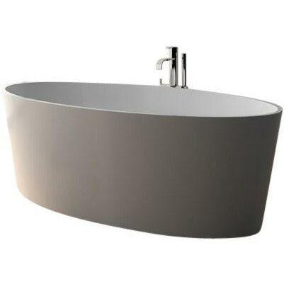 Legion White Solid Surface Soaking Tub WJ8617-W