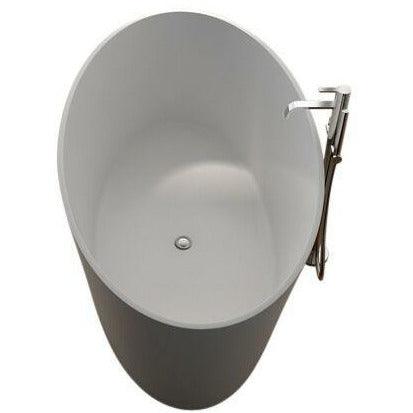 Legion White Solid Surface Soaking Tub WJ8617-W