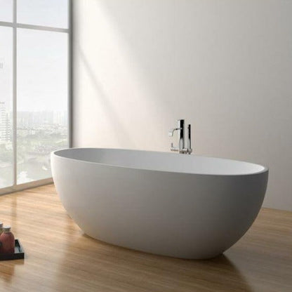 Legion White Solid Surface Soaking Tub WJ8628-W