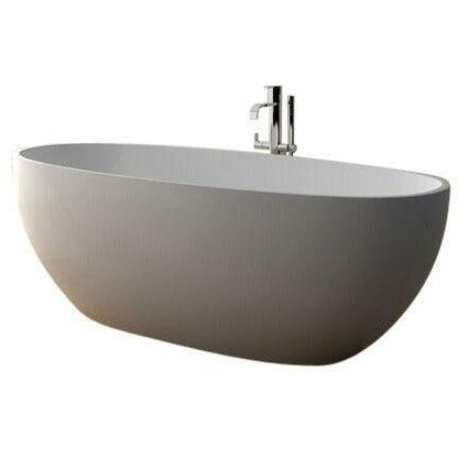 Legion White Solid Surface Soaking Tub WJ8628-W