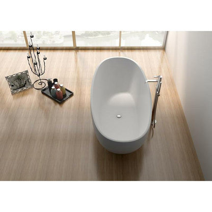 Legion White Solid Surface Soaking Tub WJ8628-W