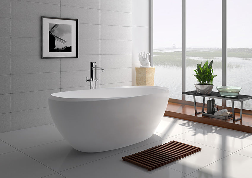 Legion Furniture WJ8639-W 65" Bath Tub